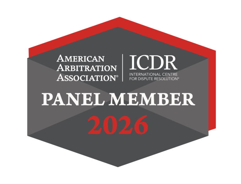 American Arbitration Association - Panel Member 2026